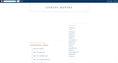 Desktop Screenshot of linkingmantra.blogspot.com