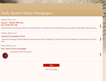 Tablet Screenshot of dailysportsonlinenewspaper.blogspot.com