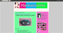 Desktop Screenshot of makeupstuff4u.blogspot.com