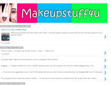 Tablet Screenshot of makeupstuff4u.blogspot.com