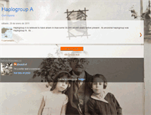 Tablet Screenshot of haplogroupa.blogspot.com