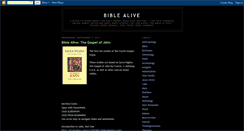 Desktop Screenshot of biblealive001.blogspot.com