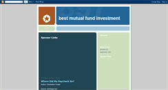 Desktop Screenshot of best-mutual-fund-investment.blogspot.com