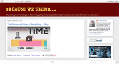 Desktop Screenshot of becausewethink.blogspot.com