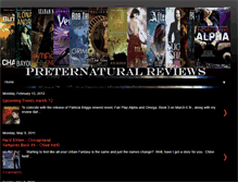 Tablet Screenshot of preternaturalreviews.blogspot.com