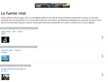 Tablet Screenshot of lafuentevital.blogspot.com