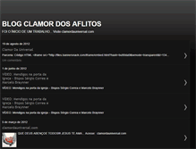 Tablet Screenshot of clamordosaflitos.blogspot.com