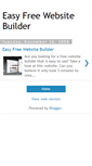 Mobile Screenshot of easyfreewebsitebuilder.blogspot.com
