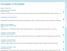 Tablet Screenshot of corruptioninkurdistan.blogspot.com