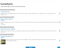 Tablet Screenshot of kusnadiyono.blogspot.com