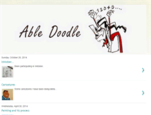 Tablet Screenshot of abledoodle.blogspot.com