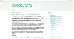 Desktop Screenshot of cocobuttr72.blogspot.com