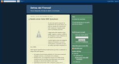 Desktop Screenshot of detrasdelfirewall.blogspot.com