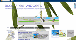 Desktop Screenshot of freewidget4u.blogspot.com