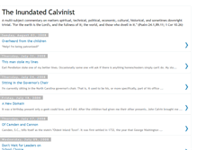 Tablet Screenshot of inundatedcalvinist.blogspot.com