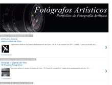 Tablet Screenshot of fotografosartisticos.blogspot.com