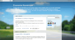 Desktop Screenshot of economie-numerique.blogspot.com