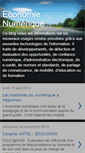 Mobile Screenshot of economie-numerique.blogspot.com