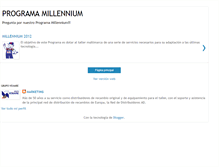 Tablet Screenshot of millenniumvemare.blogspot.com