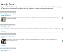 Tablet Screenshot of menujuproses.blogspot.com