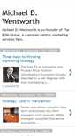 Mobile Screenshot of michaeldwentworth.blogspot.com