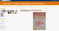 Desktop Screenshot of hindunationalismmuslimunity.blogspot.com