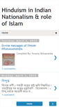 Mobile Screenshot of hindunationalismmuslimunity.blogspot.com