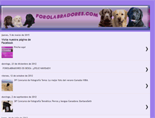 Tablet Screenshot of forolabradores.blogspot.com