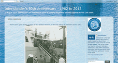 Desktop Screenshot of interislander50.blogspot.com