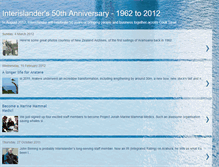 Tablet Screenshot of interislander50.blogspot.com