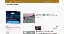 Desktop Screenshot of ahmedabadmirror.blogspot.com