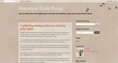 Desktop Screenshot of alickponje.blogspot.com