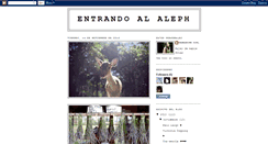 Desktop Screenshot of enteringthealeph.blogspot.com