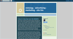 Desktop Screenshot of mmoclix.blogspot.com