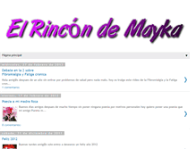 Tablet Screenshot of mayka-elrincondemayka.blogspot.com