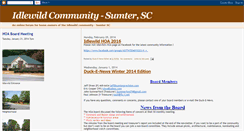Desktop Screenshot of idlewildhoa.blogspot.com