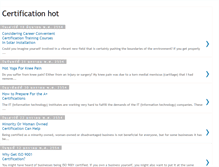Tablet Screenshot of certificationhotm.blogspot.com
