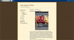 Desktop Screenshot of ourfamilyinparis.blogspot.com