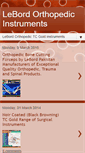 Mobile Screenshot of lebordorthopedic.blogspot.com