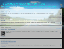 Tablet Screenshot of maximusspittimus.blogspot.com