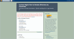 Desktop Screenshot of nagris-donations.blogspot.com