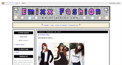 Desktop Screenshot of emixxfashion.blogspot.com