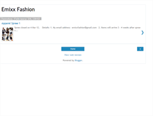 Tablet Screenshot of emixxfashion.blogspot.com