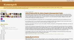 Desktop Screenshot of kweerspirit.blogspot.com
