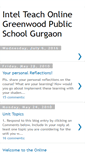 Mobile Screenshot of intelteachgreenwood.blogspot.com