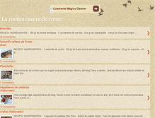 Tablet Screenshot of lacocinadeirene.blogspot.com