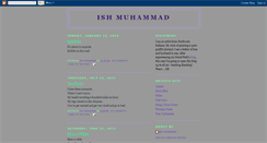 Desktop Screenshot of ishmuhammad.blogspot.com