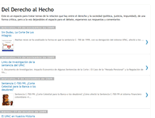 Tablet Screenshot of delderechoalhecho.blogspot.com