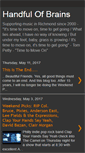 Mobile Screenshot of handfulofbrains.blogspot.com