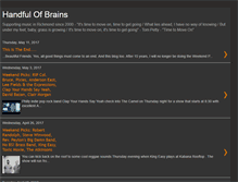 Tablet Screenshot of handfulofbrains.blogspot.com